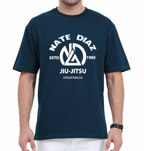 Load image into Gallery viewer, Nate Diaz UFC Oversized T-Shirt for Men-Petrol Blue-Ektarfa.online
