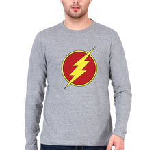 Load image into Gallery viewer, Flash Superhero Full Sleeves T-Shirt for Men-GREY-Ektarfa.online
