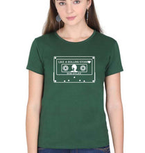 Load image into Gallery viewer, Bob Dylan T-Shirt for Women-Dark Green-Ektarfa.online
