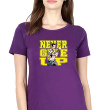 Load image into Gallery viewer, John Cena WWE T-Shirt for Women-Purple-Ektarfa.online
