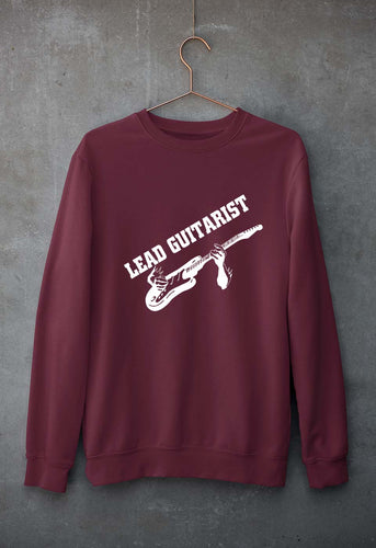 Guitarist Unisex Sweatshirt for Men/Women-Maroon-Ektarfa.online
