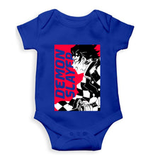 Load image into Gallery viewer, Demon Slayer Kids Romper For Baby Boy/Girl-0-5 Months(18 Inches)-Royal Blue-Ektarfa.online
