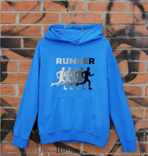 Load image into Gallery viewer, Runner Running Unisex Hoodie for Men/Women-Royal Blue-Ektarfa.online
