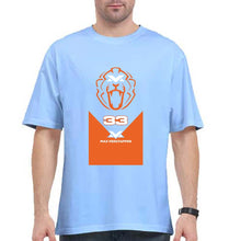 Load image into Gallery viewer, Max Verstappen Oversized T-Shirt for Men-Baby Blue-Ektarfa.online
