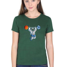 Load image into Gallery viewer, Gym T-Shirt for Women-Dark Green-Ektarfa.online
