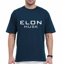 Load image into Gallery viewer, Elon Musk Oversized T-Shirt for Men-Petrol Blue-Ektarfa.online
