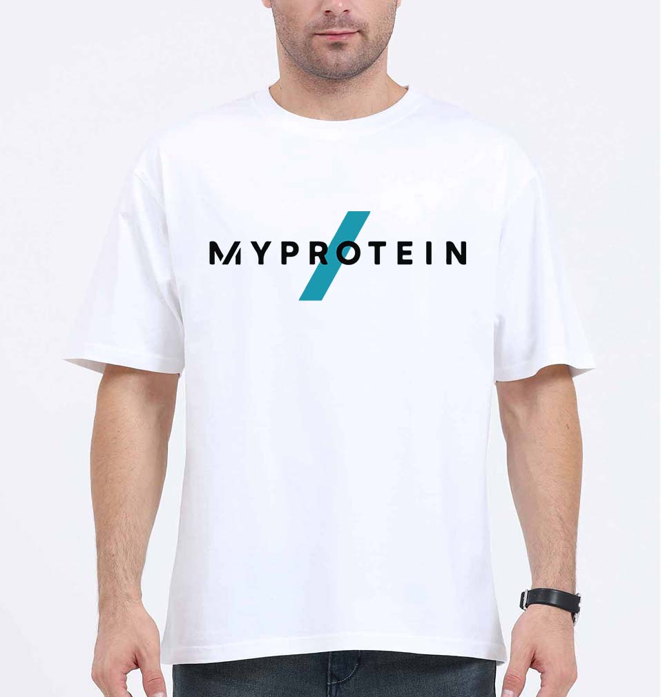 Myprotein Oversized T-Shirt for Men-White-Ektarfa.online