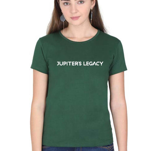 Jupiter's Legacy T-Shirt for Women-Dark Green-Ektarfa.online
