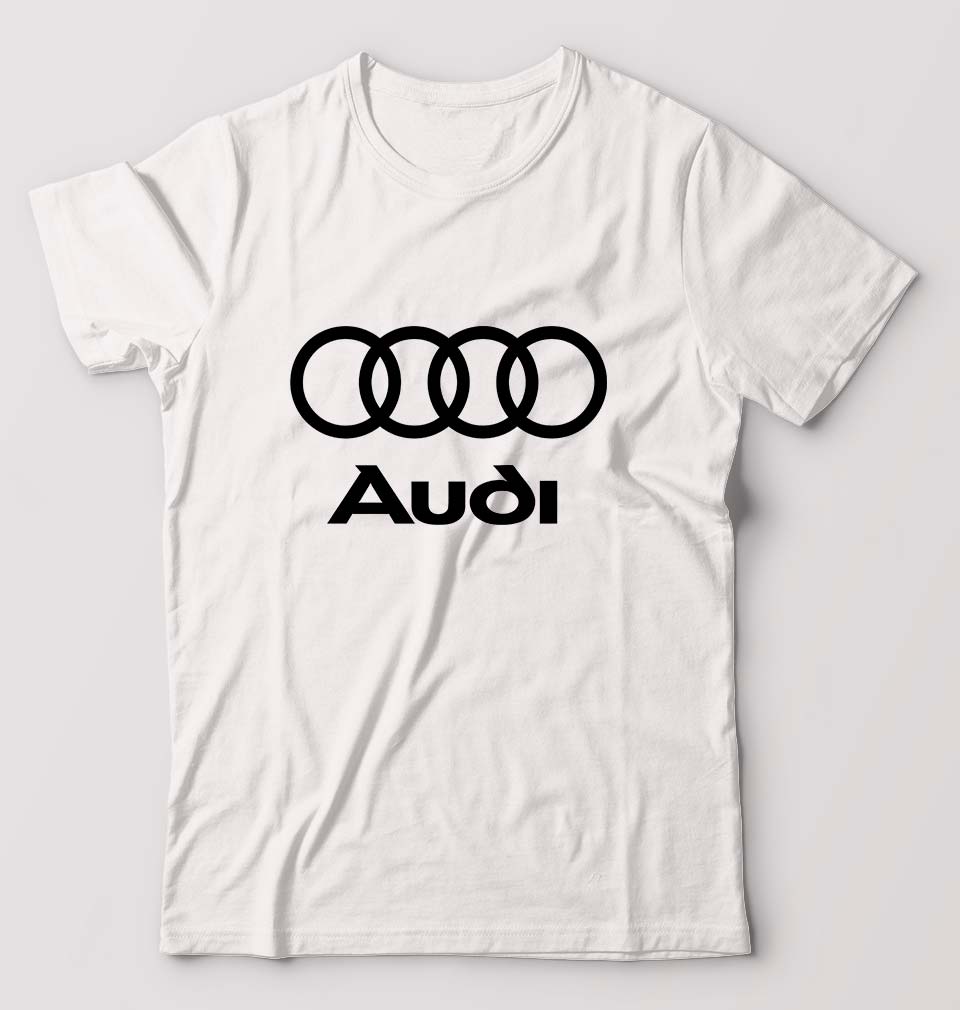 Audi T-Shirt for Men-White-Ektarfa.online