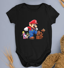 Load image into Gallery viewer, Mario Kids Romper For Baby Boy/Girl-Black-Ektarfa.online
