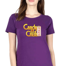 Load image into Gallery viewer, Candy Crush T-Shirt for Women-Purple-Ektarfa.online
