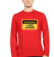 Load image into Gallery viewer, J. Cole Full Sleeves T-Shirt for Men-red-Ektarfa.online

