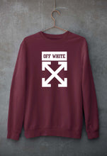Load image into Gallery viewer, Off White Unisex Sweatshirt for Men/Women-Maroon-Ektarfa.online
