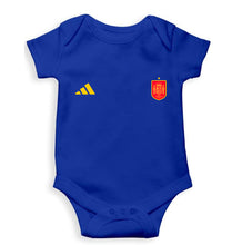 Load image into Gallery viewer, Spain Football Kids Romper For Baby Boy/Girl-0-5 Months(18 Inches)-Royal Blue-Ektarfa.online
