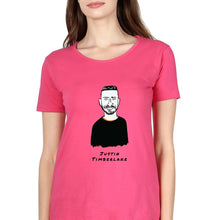 Load image into Gallery viewer, Justin Timberlake T-Shirt for Women-Pink-Ektarfa.online

