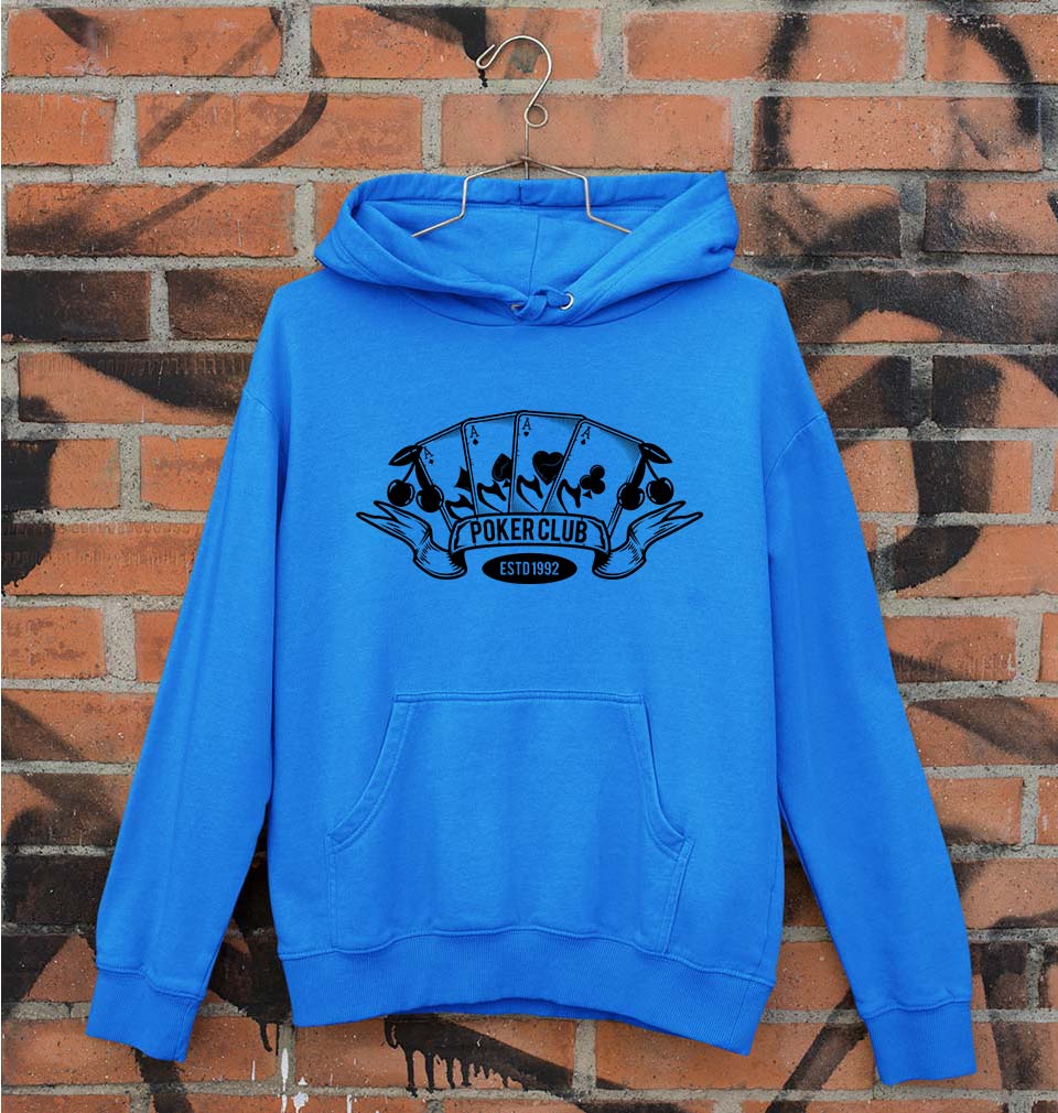 Poker Unisex Hoodie for Men/Women-Royal Blue-Ektarfa.online