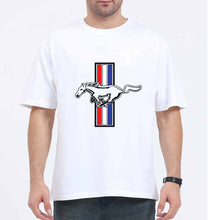 Load image into Gallery viewer, Ford Mustang Oversized T-Shirt for Men-White-Ektarfa.online
