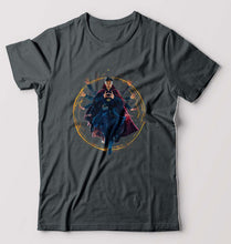 Load image into Gallery viewer, Doctor Strange Superhero T-Shirt for Men-S(38 Inches)-Steel grey-Ektarfa.online

