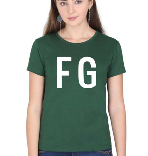 Fear of God T-Shirt for Women-Dark Green-Ektarfa.online