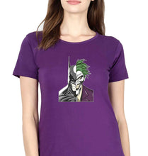 Load image into Gallery viewer, Batman Joker T-Shirt for Women-Purple-Ektarfa.online
