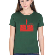 Load image into Gallery viewer, Stranger Things T-Shirt for Women-Dark green-Ektarfa.online
