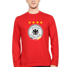 Load image into Gallery viewer, Germany Football Full Sleeves T-Shirt for Men-Red-Ektarfa.online
