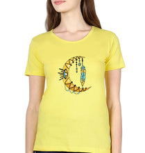 Load image into Gallery viewer, Dream Catcher Moon T-Shirt for Women-Yellow-Ektarfa.online
