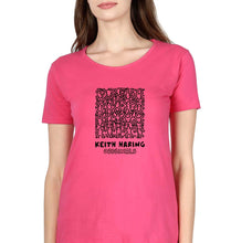 Load image into Gallery viewer, Keith Haring T-Shirt for Women-Pink-Ektarfa.online
