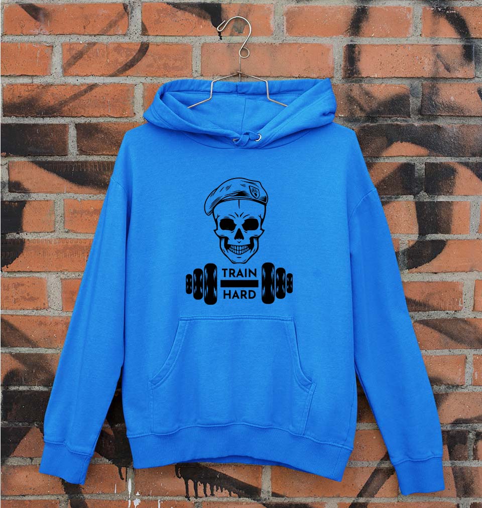 Gym Train Hard Unisex Hoodie for Men/Women-Royal Blue-Ektarfa.online