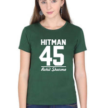 Load image into Gallery viewer, Rohit Sharma T-Shirt for Women-Dark Green-Ektarfa.online
