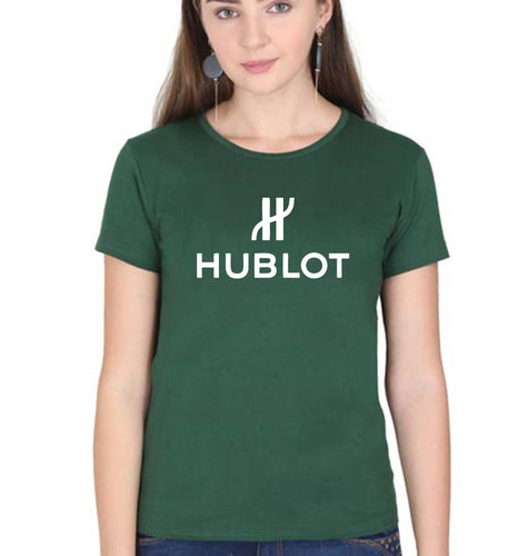 Hublot T-Shirt for Women-Dark Green-Ektarfa.online