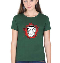 Load image into Gallery viewer, Salvador Dalí T-Shirt for Women-Dark Green-Ektarfa.online
