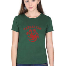 Load image into Gallery viewer, House Targaryen (GOT) T-Shirt for Women-Dark Green-Ektarfa.online
