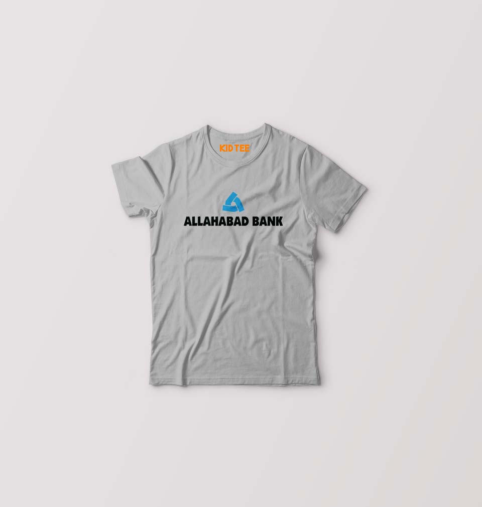 Allahabad Bank Kids T-Shirt for Boy/Girl-Grey-Ektarfa.online