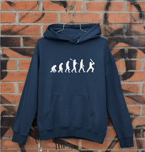 Load image into Gallery viewer, CRICKET Evolution Unisex Hoodie for Men/Women-Navy Blue-Ektarfa.online
