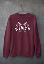 Load image into Gallery viewer, Biker Unisex Sweatshirt for Men/Women-Maroon-Ektarfa.online
