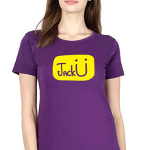 Load image into Gallery viewer, Jack u T-Shirt for Women-Purple-Ektarfa.online
