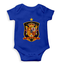 Load image into Gallery viewer, Spain Football Kids Romper For Baby Boy/Girl-Royal Blue-Ektarfa.online
