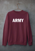 Load image into Gallery viewer, ARMY Unisex Sweatshirt for Men/Women-Maroon-Ektarfa.online
