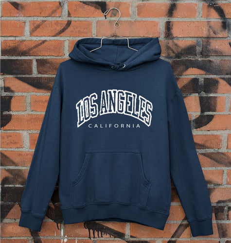 Varsity Los Angeles Unisex Hoodie for Men/Women-Navy Blue-Ektarfa.online