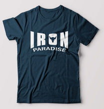 Load image into Gallery viewer, Iron Paradise T-Shirt for Men-Petrol Blue-Ektarfa.online
