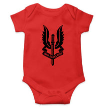 Load image into Gallery viewer, Who Dares Wins Balidaan Army Kids Romper For Baby Boy/Girl-0-5 Months(18 Inches)-RED-Ektarfa.online
