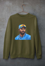Load image into Gallery viewer, Hardik Pandya Unisex Sweatshirt for Men/Women-Olive Green-Ektarfa.online
