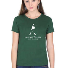 Load image into Gallery viewer, Johnnie Walker T-Shirt for Women-Dark Green-Ektarfa.online

