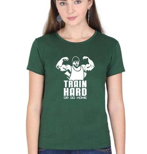 Gym T-Shirt for Women-Dark Green-Ektarfa.online