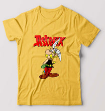 Load image into Gallery viewer, Asterix T-Shirt for Men-Golden Yellow-Ektarfa.online
