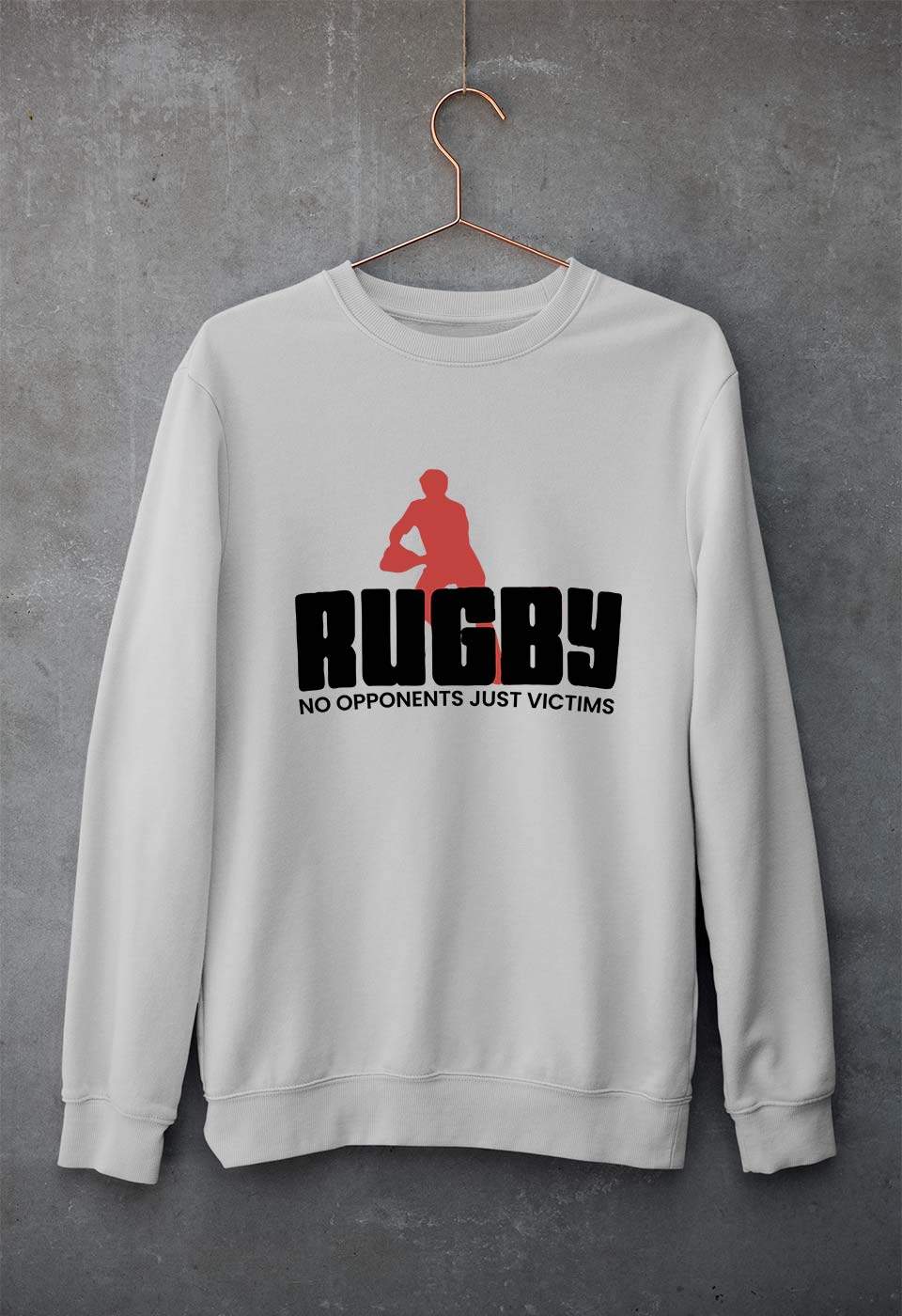 Rugby Unisex Sweatshirt for Men/Women-Grey Melange-Ektarfa.online