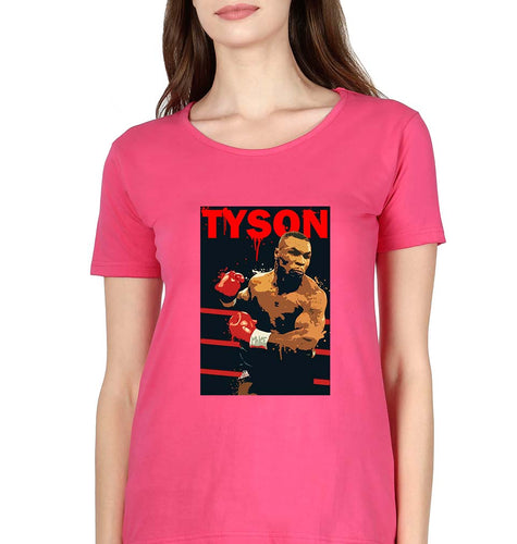 Mike Tyson T-Shirt for Women-Pink-Ektarfa.online