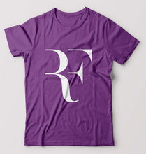 Load image into Gallery viewer, Roger Federer_RF T-Shirt for Men-Purple-Ektarfa.online
