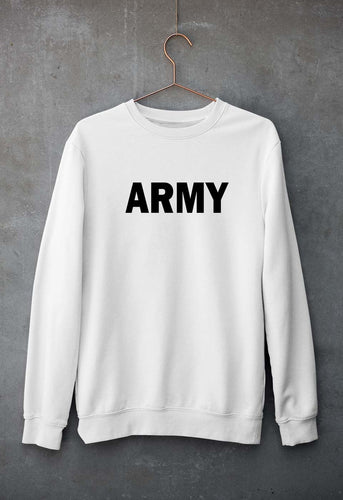 Army Unisex Sweatshirt for Men/Women-White-Ektarfa.online